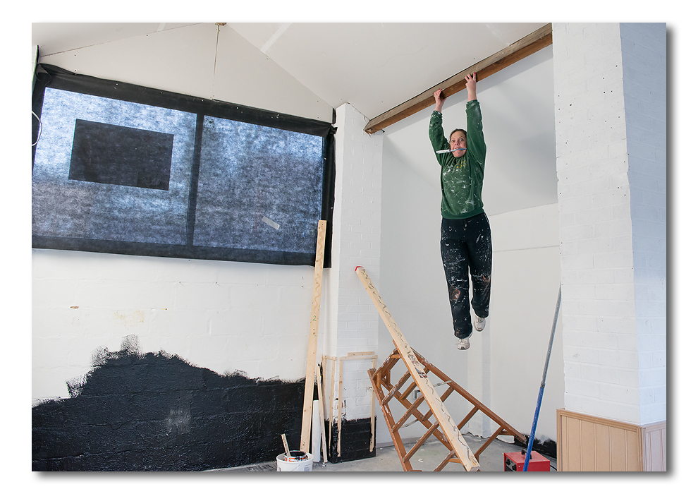 Hanging baby photographer in Nottingham