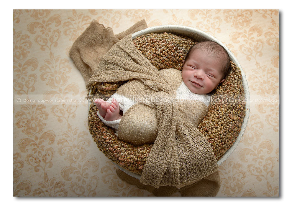 Smiley Newborn Baby